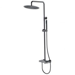 Стойка для душа Богеме (Boheme) Stick Shine Gun Metal Linea 128-SGM.3