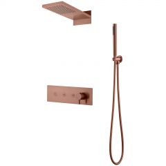 Встроенная душевая система Богеме (Boheme) Fusion, трехпозиционная Copper Brushed 130-CB
