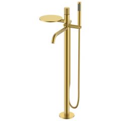Смеситель Богеме (Boheme) Stick напольный Matt Gold Spirale 129-MG.4