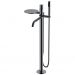 Смеситель Богеме (Boheme) Stick напольный Shine Gun Metal Spirale 129-SGM.4