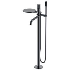 Смеситель Богеме (Boheme) Stick напольный Shine Gun Metal Linea 129-SGM.3