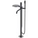 Смеситель Богеме (Boheme) Stick напольный Shine Gun Metal Linea 129-SGM.3