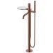 Смеситель Богеме (Boheme) Stick напольный Brushed Bronze ручка Spirale 129-BRB.4