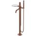Смеситель Богеме (Boheme) Stick напольный Brushed Bronze ручка Linea 129-BRB.3