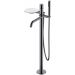 Смеситель Богеме (Boheme) Stick напольный Shine Gun Metal с ручкой Dimond 129-SGM