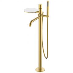 Смеситель Богеме (Boheme) Stick напольный Matt Gold Dimond 129-MG