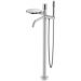 Смеситель Богеме (Boheme) Stick напольный White Diamond Chrome 129-WCR