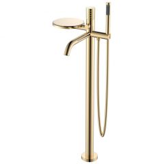 Смеситель Богеме (Boheme) Stick напольный Gold Diamond Gold 129-GG