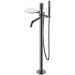 Смеситель Богеме (Boheme) Stick напольный Gun Metal c ручкой Touch 129-GM.2
