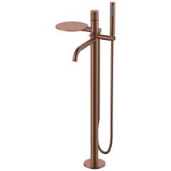 Смеситель Богеме (Boheme) Stick напольный Brushed Bronze ручка Touch 129-BRB.2