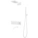 Душевая система с изливом Богеме (Boheme) Fusion Matt White 130-2-MW