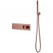 Смеситель Богеме (Boheme) Fusion Termo с ручным душем Copper Brushed 131-SYS-CB