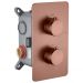 Смеситель Богеме (Boheme) встроенный с термостатом 2-х проходной Cell Brushed Bronze 134-2-BRB