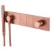 Смеситель Богеме (Boheme) Zodiac с ручным душем Copper Brushed 132-SYS-CB
