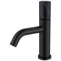 Смеситель Богеме (Boheme) Stick для умыв. низ. Black Mramor BLACK Комплект 121-B-MR-B