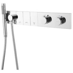 Смеситель Богеме (Boheme) Zodiac Thermo с ручным душем Chrome 133-SYS-CR