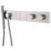 Смеситель Богеме (Boheme) Zodiac Thermo с ручным душем Nikel Brush 133-SYS-NB