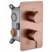 Смеситель Богеме (Boheme) встроенный однорычажный 2-х проходной Cell Copper Brushed 135-2-CB