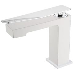 Смеситель Богеме (Boheme) для раковины низкий Богеме (Boheme) Q White-Chrome 141-WCR.2
