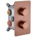 Смеситель Богеме (Boheme) встроенный с термостатом 3-х проходной Cell Brushed Bronze 134-3-BRB