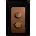 Смеситель Богеме (Boheme) встроенный с термостатом 3-х проходной Cell Brushed Bronze 134-3-BRB