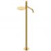 Смеситель Богеме (Boheme) Stick напольный для умыв. Matt Gold с ручкой Diamond 120-MG