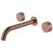 Смеситель Богеме (Boheme) из стены Stick Diamond на 3 отв. Brushed Bronze 152-2-BRB.1