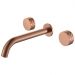 Смеситель Богеме (Boheme) из стены Stick Diamond на 3 отв. Copper Brushed 152-2-CB.1