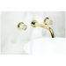 Смеситель Богеме (Boheme) из стены Elegante на 3 отв. Gold 152-2-G-EL