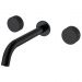 Смеситель Богеме (Boheme) из стены Stick Linea на 3 отв. Black 152-2-B.3