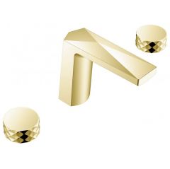 Смеситель Богеме (Boheme) врезной на 3отв. Venturo Matt Gold, ручка Diamond 150-MG-DIAMOND