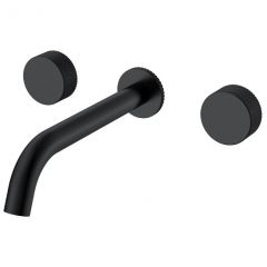 Смеситель Богеме (Boheme) из стены Stick Touch на 3 отв. Black 152-2-B.2