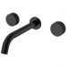 Смеситель Богеме (Boheme) из стены Stick Touch на 3 отв. Black 152-2-B.2