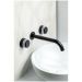 Смеситель Богеме (Boheme) из стены Aura на 3 отв. Black 152-2-B-A
