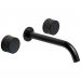 Смеситель Богеме (Boheme) из стены Prestige на 3 отв. Black 152-2-B-PR
