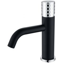 Смеситель Богеме (Boheme) Stick для умыв. низ. Black Diamond CHROME Комплект 121-BCR