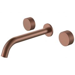 Смеситель Богеме (Boheme) из стены Stick Touch на 3 отв. Brushed Bronze 152-2-BRB.2