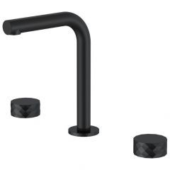 Смеситель Богеме (Boheme) на столешницу Stick Diamond на 3 отв. Black 152-B.1