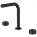 Смеситель Богеме (Boheme) на столешницу Stick Diamond на 3 отв. Black 152-B.1