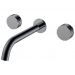 Смеситель Богеме (Boheme) из стены Stick Diamond на 3 отв. Shine Gun Metal 152-2-SGM.1