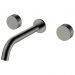 Смеситель Богеме (Boheme) из стены Stick Spirale на 3 отв. Gun Metal 152-2-GM.4