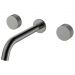 Смеситель Богеме (Boheme) из стены Stick Linea на 3 отв. Gun Metal 152-2-GM.3