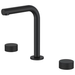Смеситель Богеме (Boheme) на столешницу Stick Touch на 3 отв. Black 152-B.2