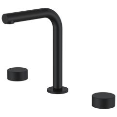 Смеситель Богеме (Boheme) на столешницу Stick Spirale на 3 отв. Black 152-B.4