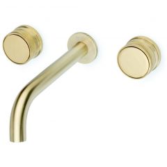 Смеситель Богеме (Boheme) из стены Prestige на 3 отв. Mat Gold 152-2-MG-PR