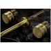 Смеситель Богеме (Boheme) из стены Prestige на 3 отв. Mat Gold 152-2-MG-PR