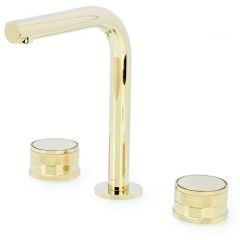 Смеситель Богеме (Boheme) на столешницу Prestige на 3 отв. Gold 152-G-PR