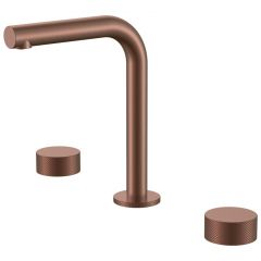 Смеситель Богеме (Boheme) на столешницу Stick Touch на 3 отв. Brushed Bronze 152-BRB.2