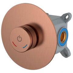 Смеситель Богеме (Boheme) автоматический встроенный Tech Copper Brushed 154-4-CB