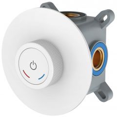 Смеситель Богеме (Boheme) автоматический встроенный Tech Matt White 154-4-MW